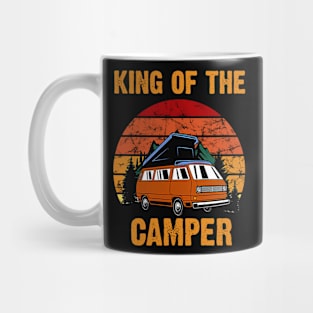 King Of The Camper Vintage Camping Mug